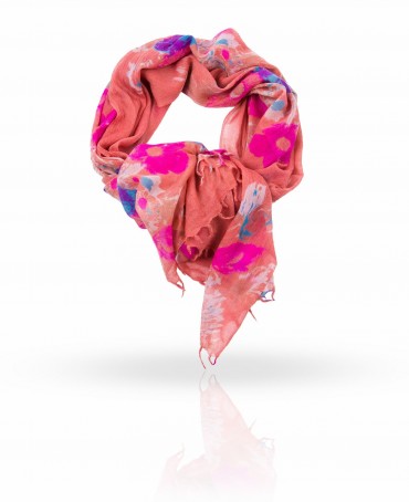 Палантин Женский W-BRUSHFL/PINK